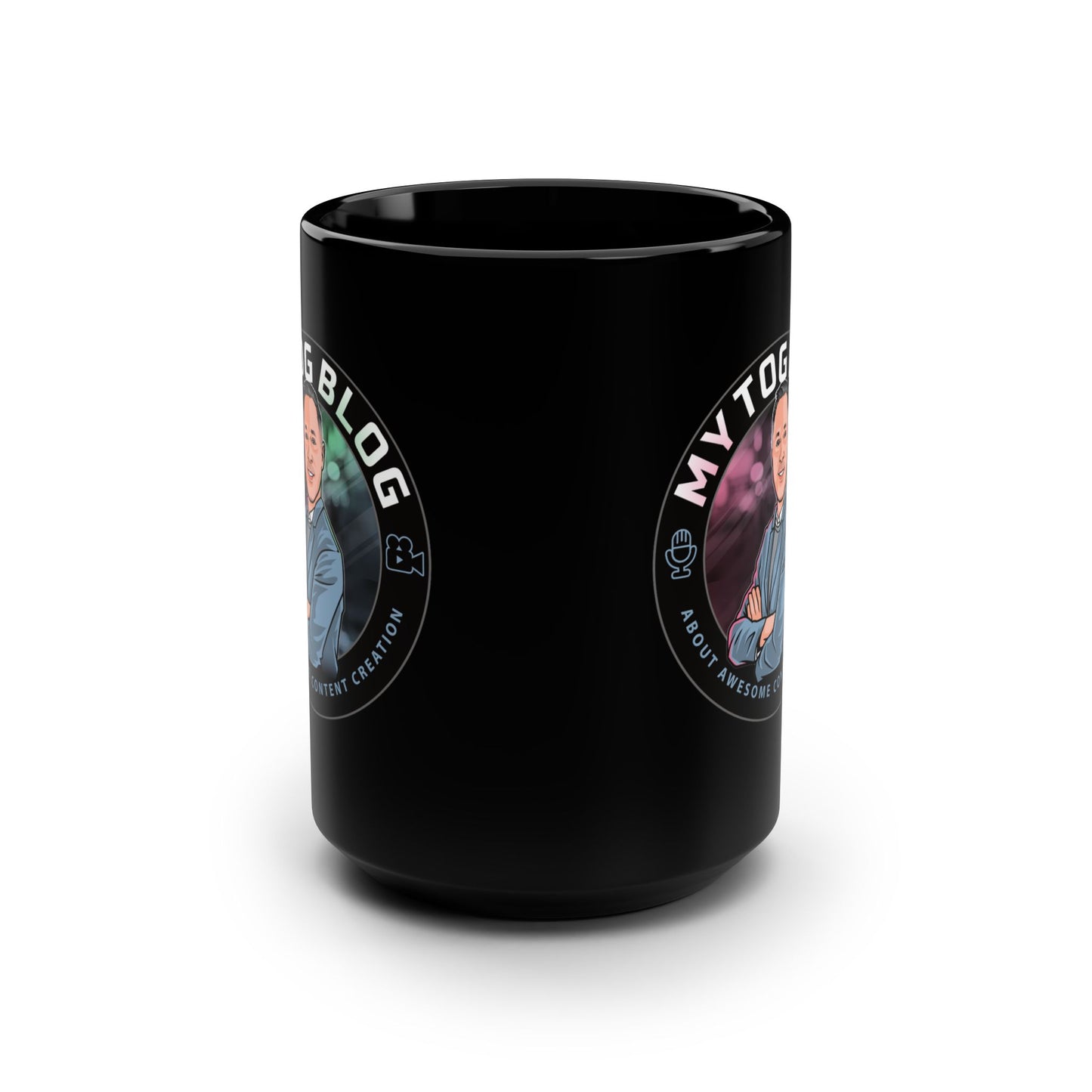 My Tog Blog Podcast Mug — 15oz Black Coffee Mug