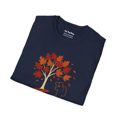 Chasing Fall Colours T-Shirt – Autumn Photography Shirt & Gift for Photographers