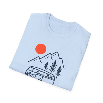 Vintage Roadtrip Vloggin' T-Shirt, Perfect Gift for Travel Content Creators