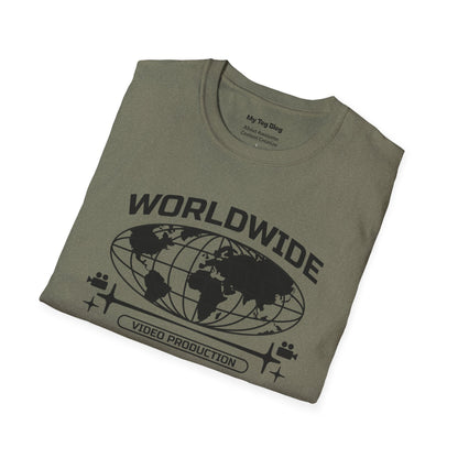 Retro Video Production T-Shirt - Worldwide