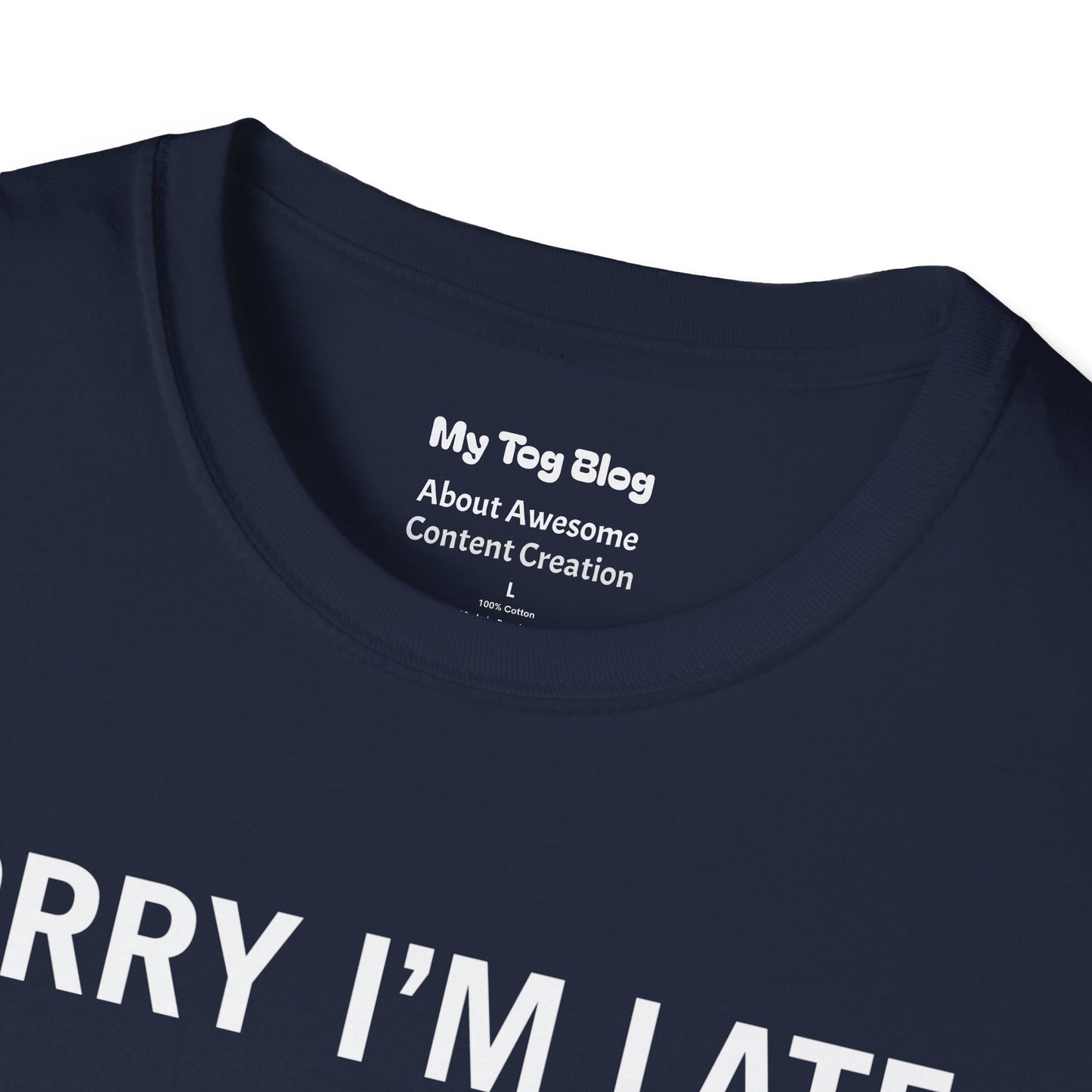 Sorry I’m Late I Stopped for Photos T-Shirt | Photographer Shirt