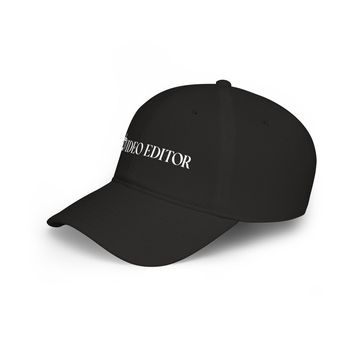 Video Editor Baseball Cap – Low-Profile Hat for Filmmakers & Content Creators