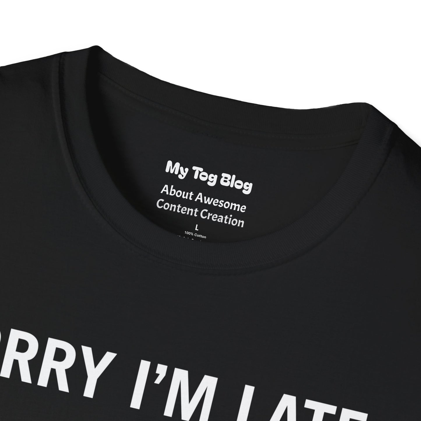 Sorry I’m Late I Stopped for Photos T-Shirt | Photographer Shirt