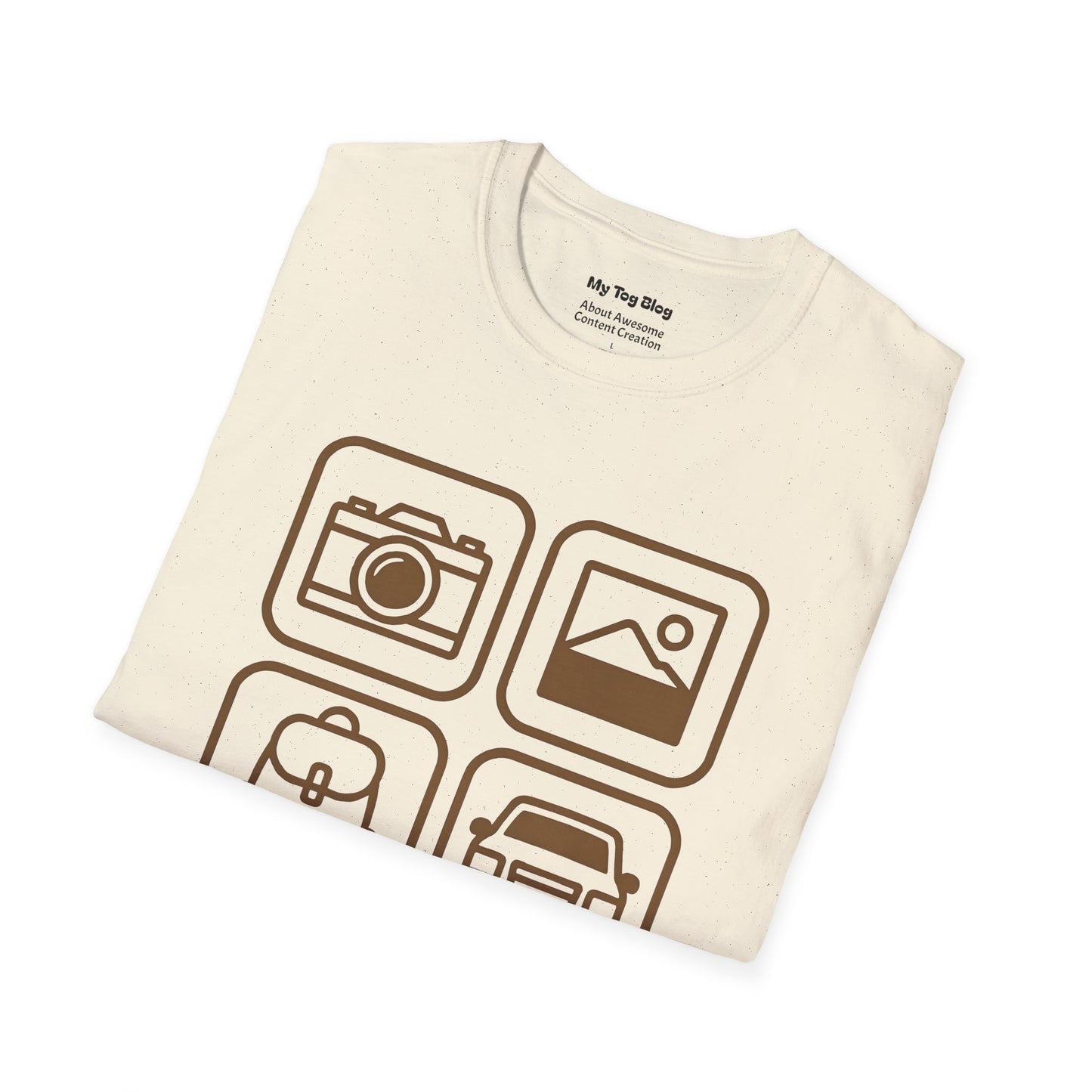 Photography Travel Icons T-Shirt for Photographe