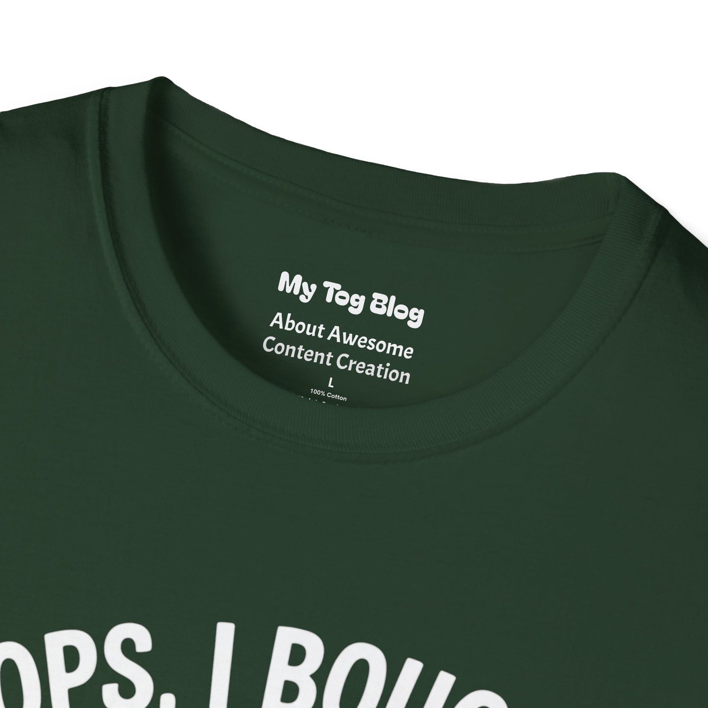 Camera T-Shirt — "Oops, I Bought Another Camera" Photography Tee