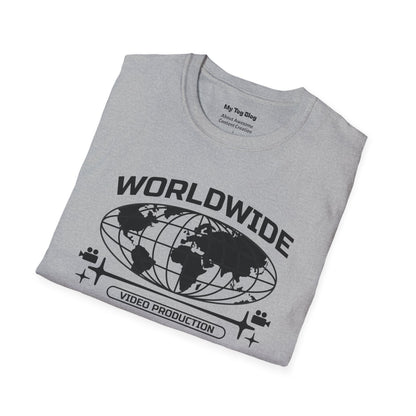 Retro Video Production T-Shirt - Worldwide