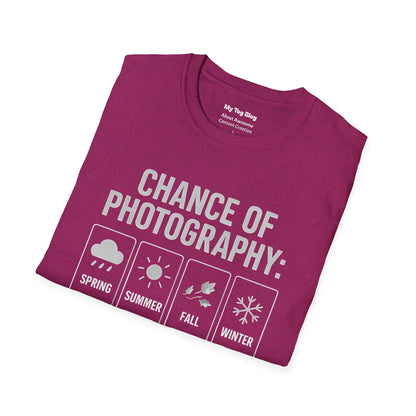 Chance of Photography by Season T-shirt
