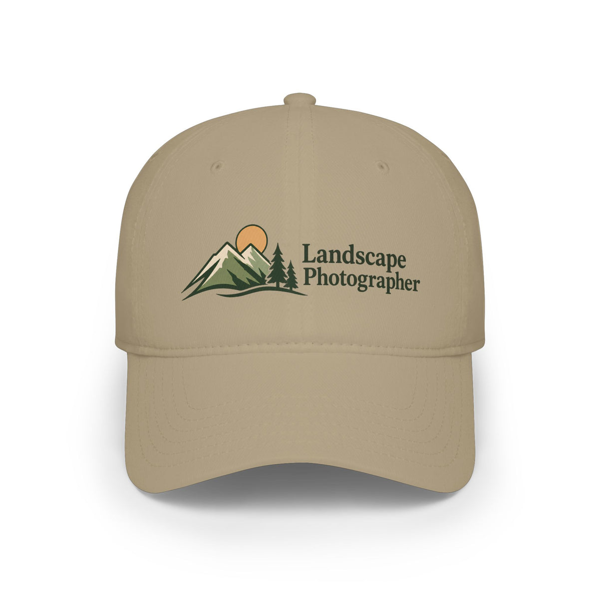 Landscape Photographer Baseball Cap – Low Profile Cotton Twill Hat for Photographers & Outdoor Creators