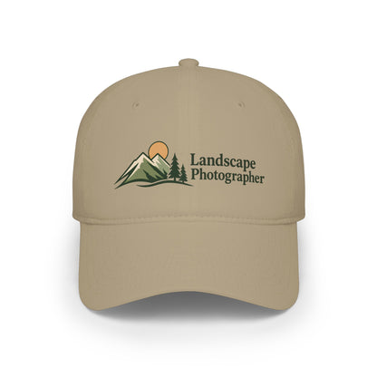 Landscape Photographer Baseball Cap – Low Profile Cotton Twill Hat for Photographers & Outdoor Creators