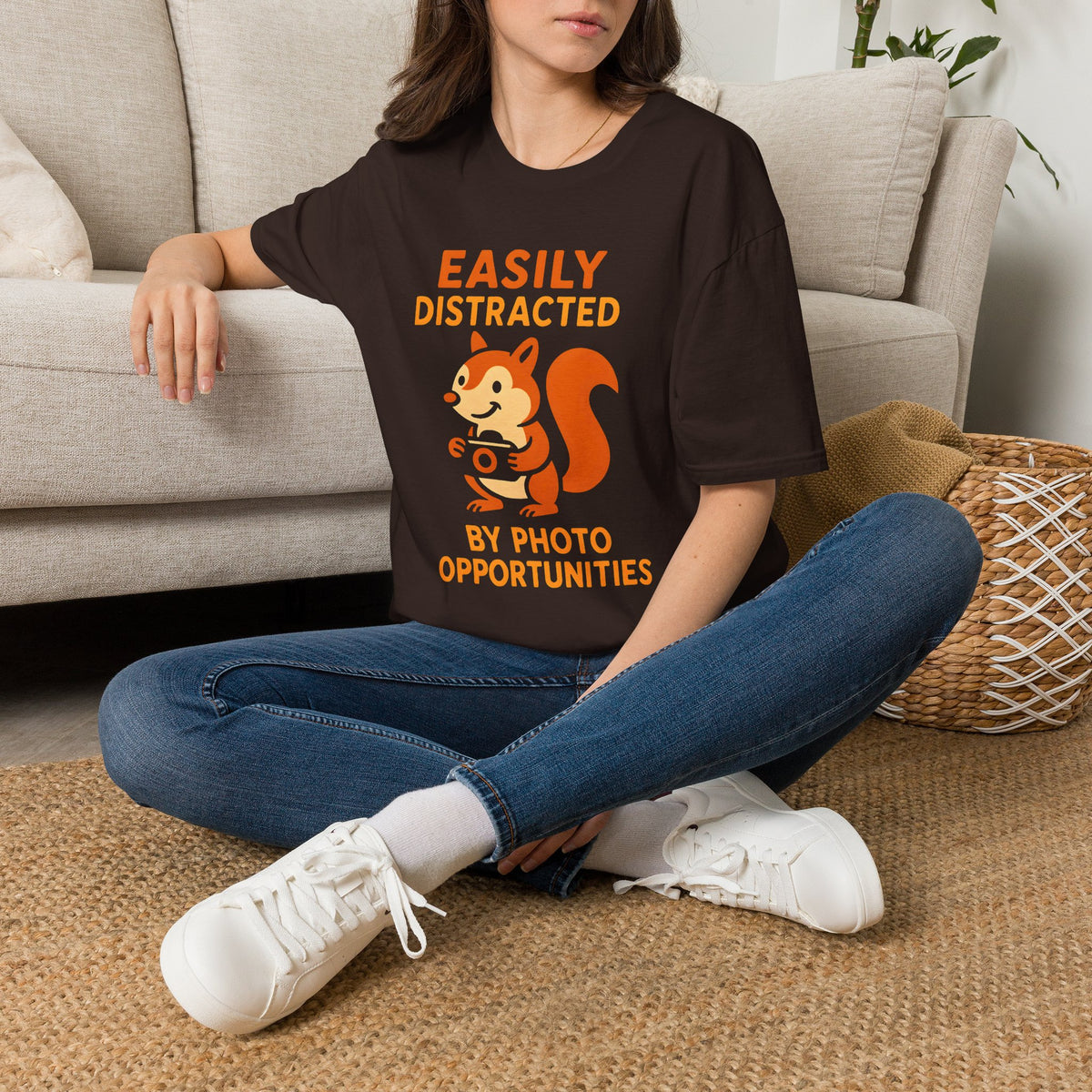 Easily Distracted by Photo Opportunities T-Shirt – Funny Photographer Shirt & Photography Gift