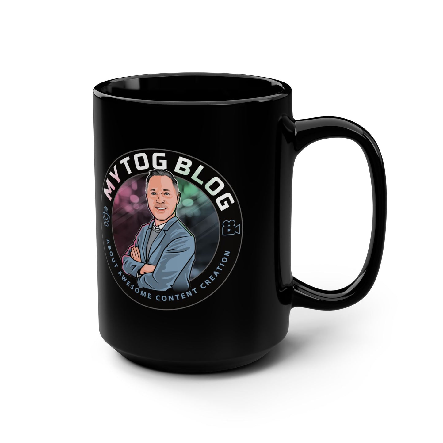 My Tog Blog Podcast Mug — 15oz Black Coffee Mug