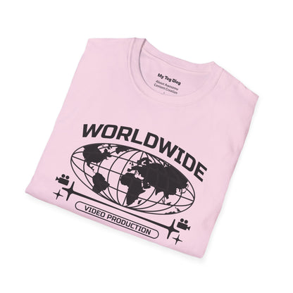 Retro Video Production T-Shirt - Worldwide