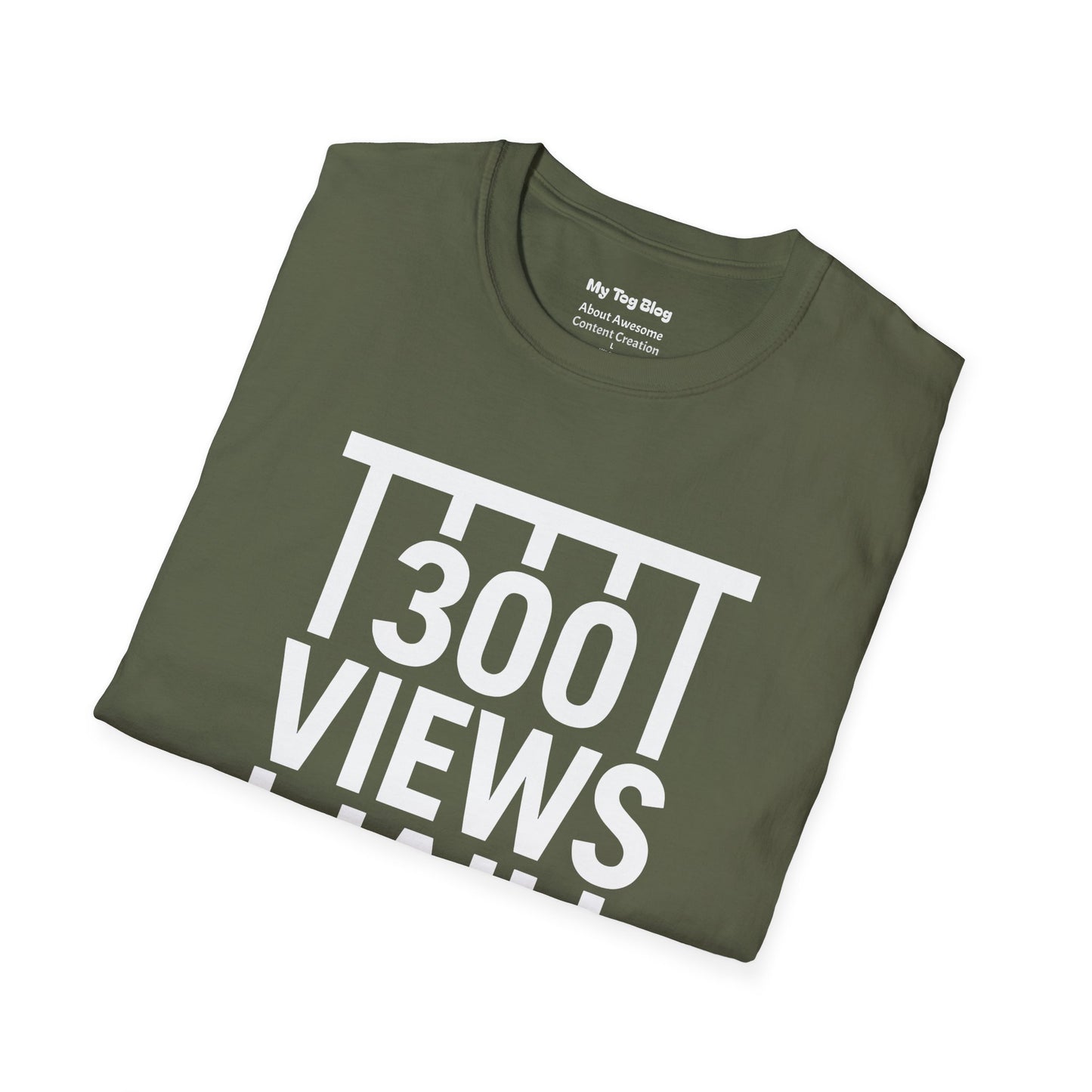 "300 Views Jail" Funny Video Creator T-Shirt