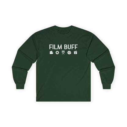 Film Buff Long Sleeve Tee | Perfect for Movie Lovers, Gift for Filmmakers, Casual Wear, Film Festivals, Movie Nights