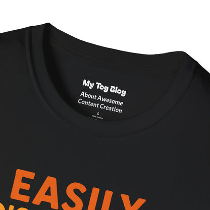 Easily Distracted by Photo Opportunities T-Shirt – Funny Photographer Shirt & Photography Gift