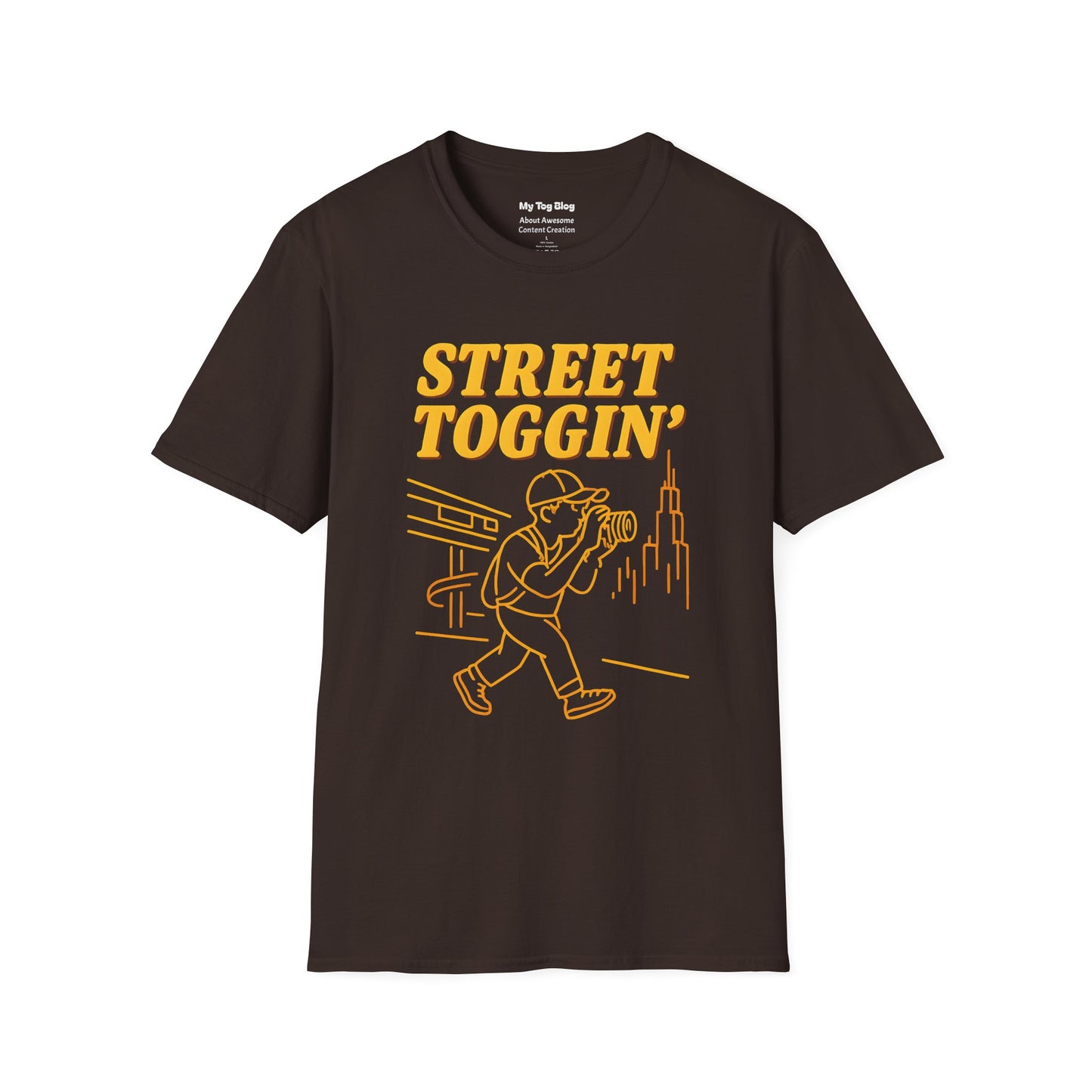 Street Toggin’ Street Photography T-Shirt | Photographer Camera Shirt