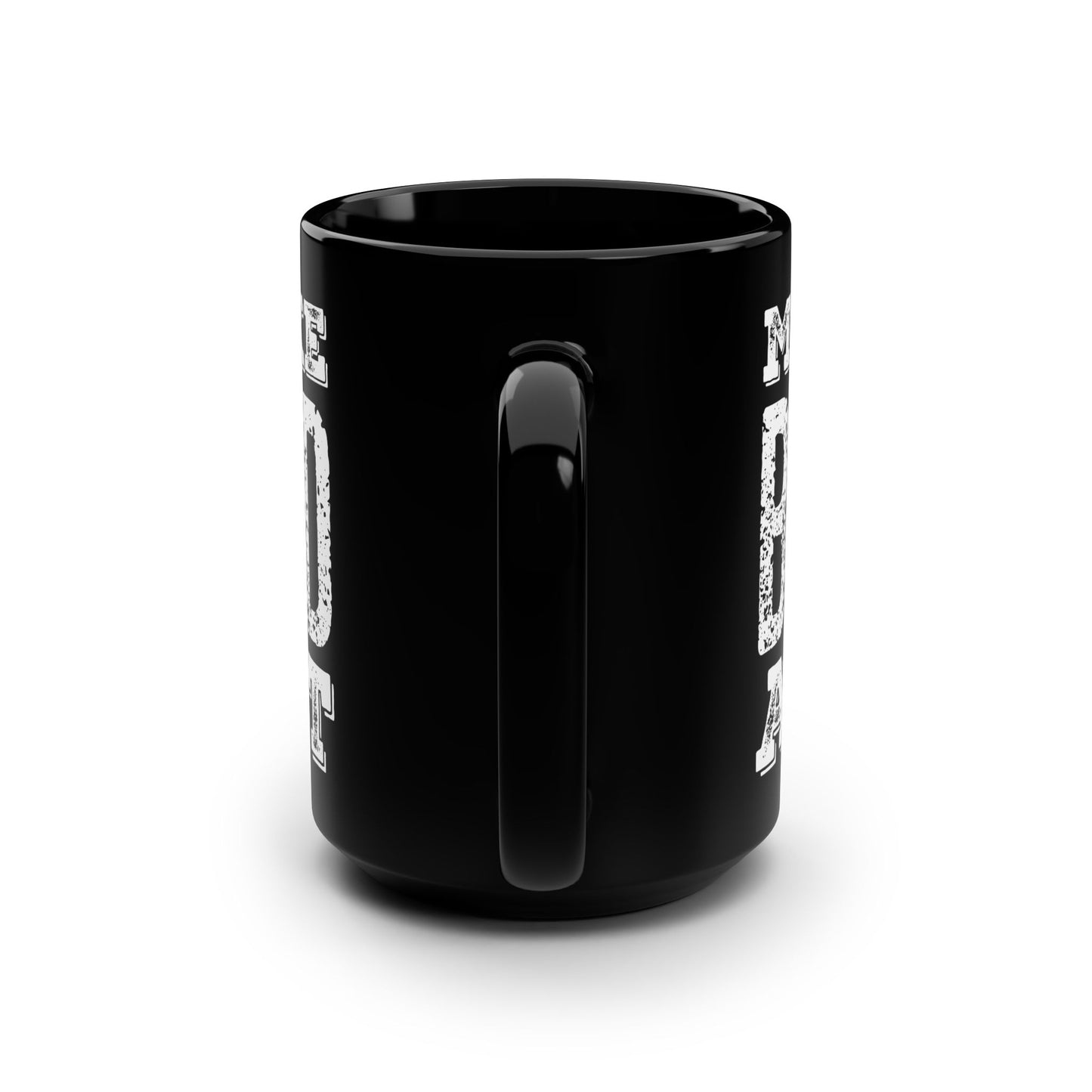 Make Bad Art Black Ceramic Mug – 15oz Creative Artist Mug
