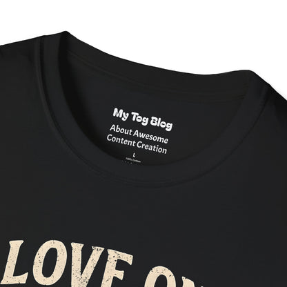 Personalized “I Love One Woman and Lots of Gear” T-Shirt | Photographer & Videographer Tee