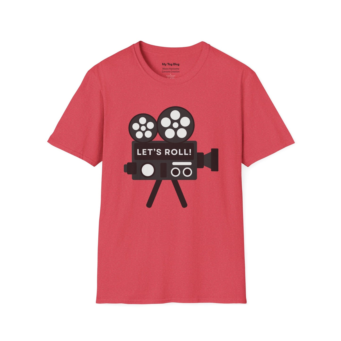 Let's Roll Vintage Film Camera T-Shirt