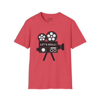 Let's Roll Vintage Film Camera T-Shirt