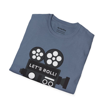 Let's Roll Vintage Film Camera T-Shirt