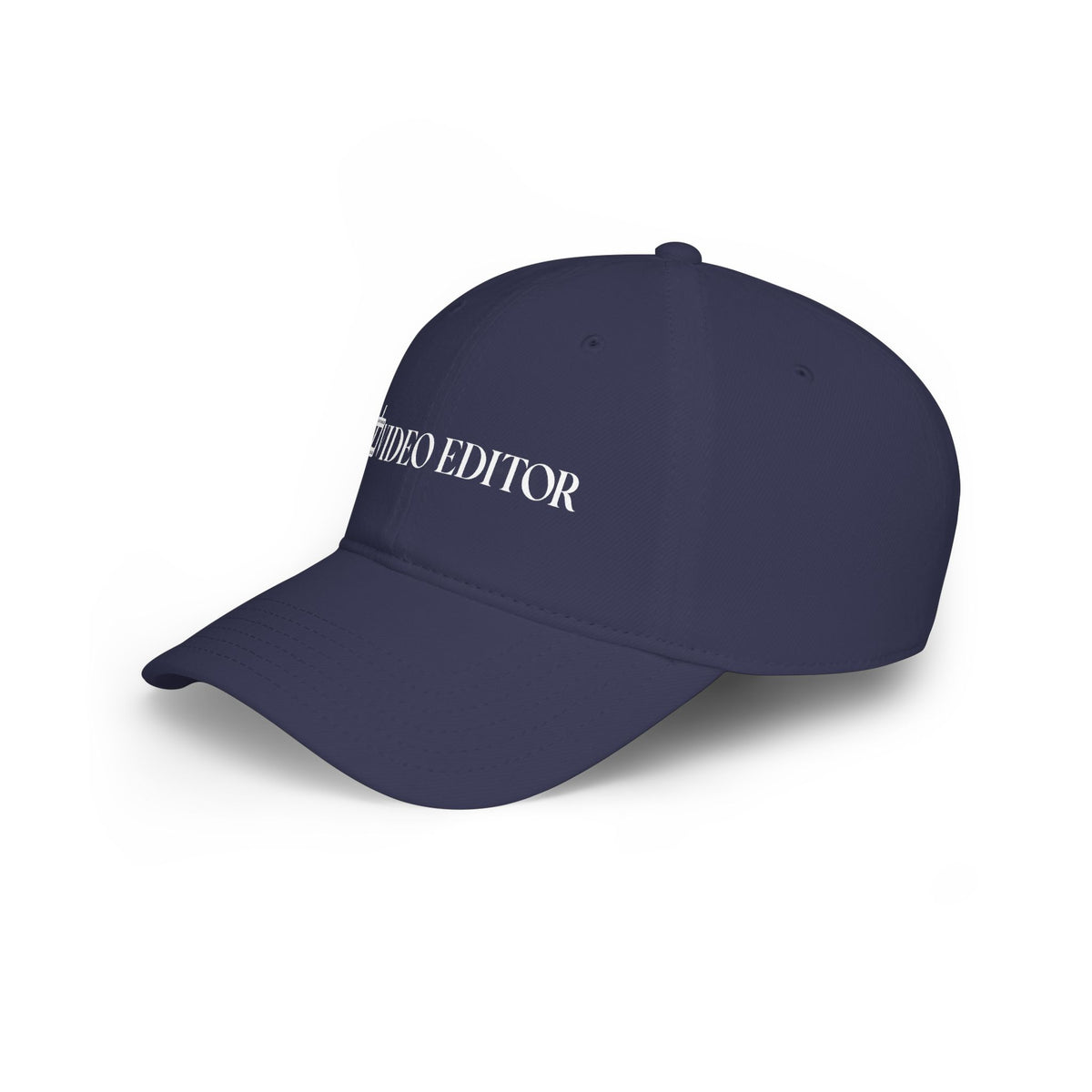 Video Editor Baseball Cap – Low-Profile Hat for Filmmakers & Content Creators