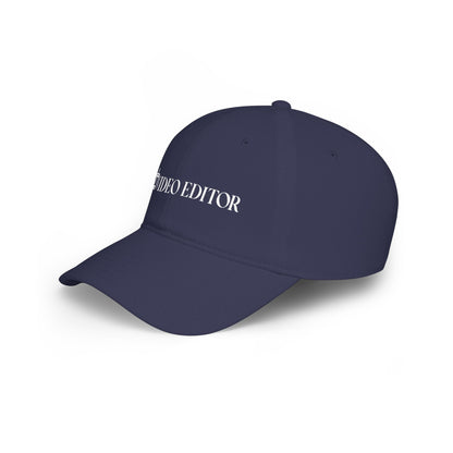 Video Editor Baseball Cap – Low-Profile Hat for Filmmakers & Content Creators