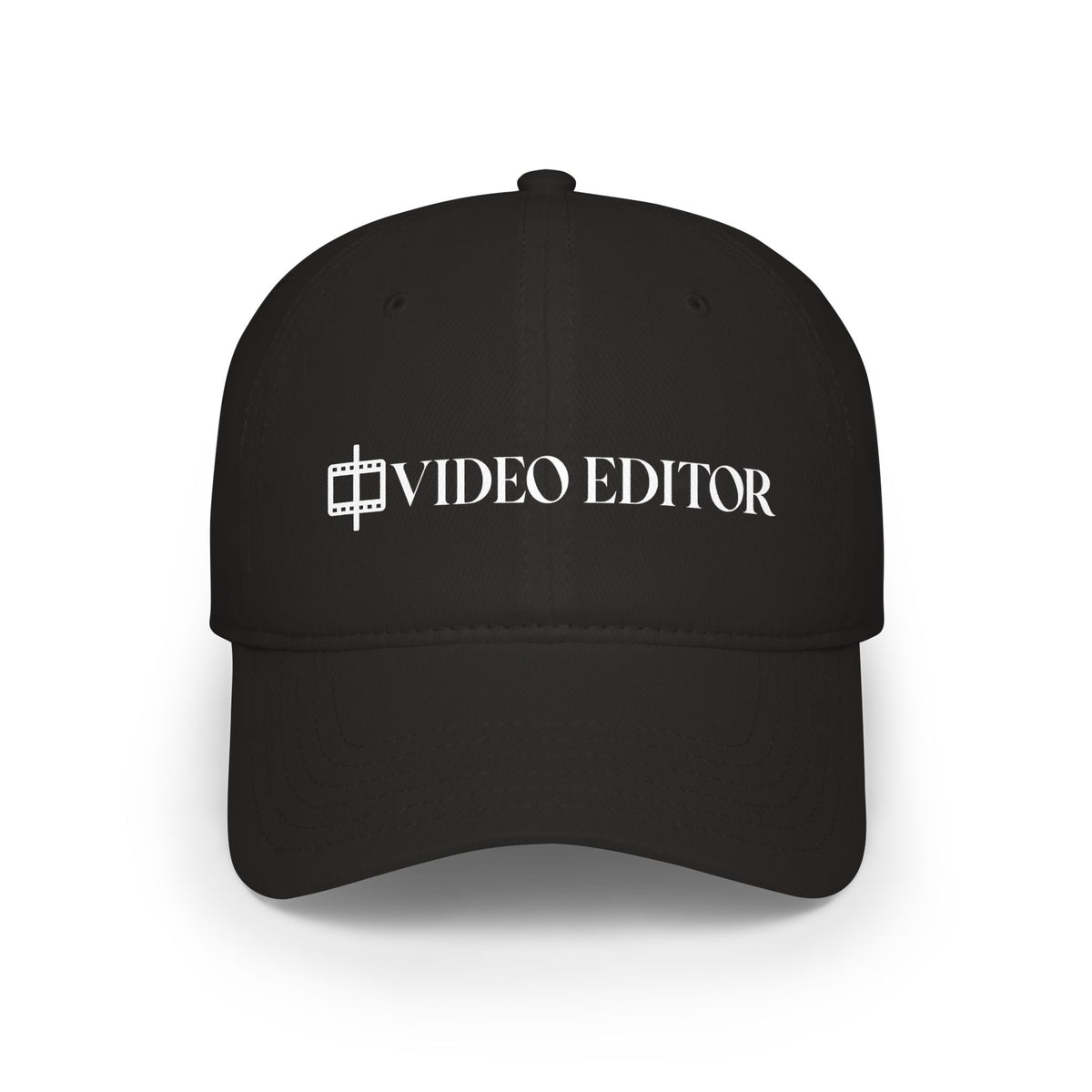Video Editor Baseball Cap – Low-Profile Hat for Filmmakers & Content Creators