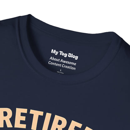 Retired Influencer T-Shirt – Funny Social Media & Content Creator Tee