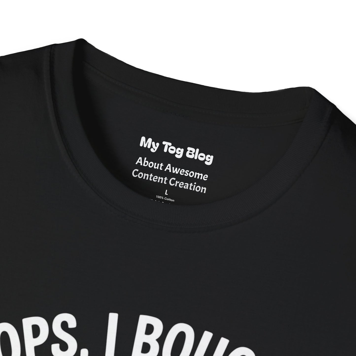 Camera T-Shirt — "Oops, I Bought Another Camera" Photography Tee