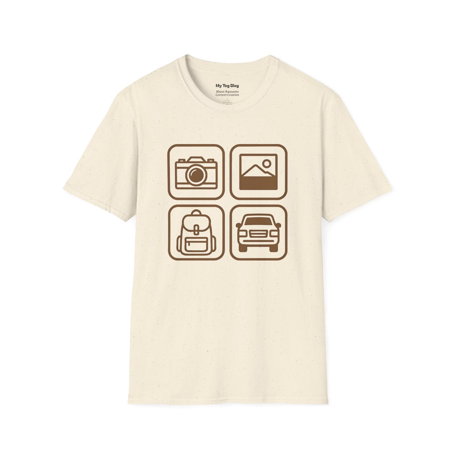 Photography Travel Icons T-Shirt for Photographe