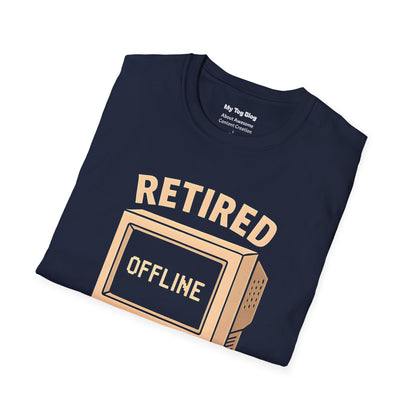 Retired Influencer T-Shirt – Funny Social Media & Content Creator Tee