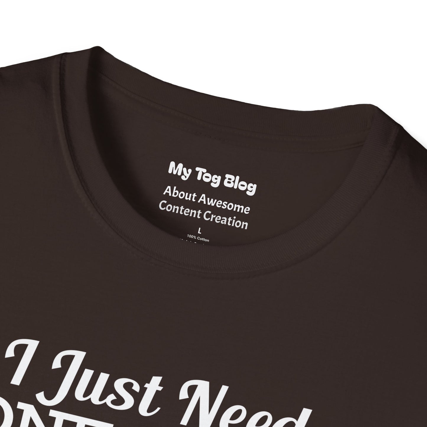 Photographer T-Shirt - Funny 'I Just Need One More Piece of Gear' Design