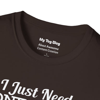 Photographer T-Shirt - Funny 'I Just Need One More Piece of Gear' Design