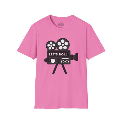 Let's Roll Vintage Film Camera T-Shirt