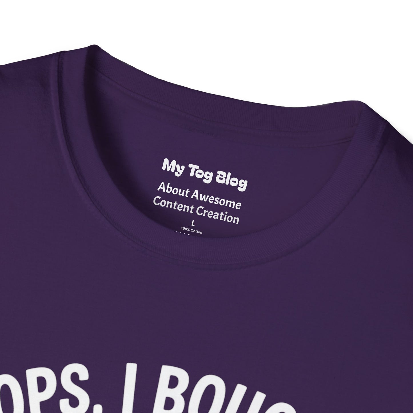 Camera T-Shirt — "Oops, I Bought Another Camera" Photography Tee
