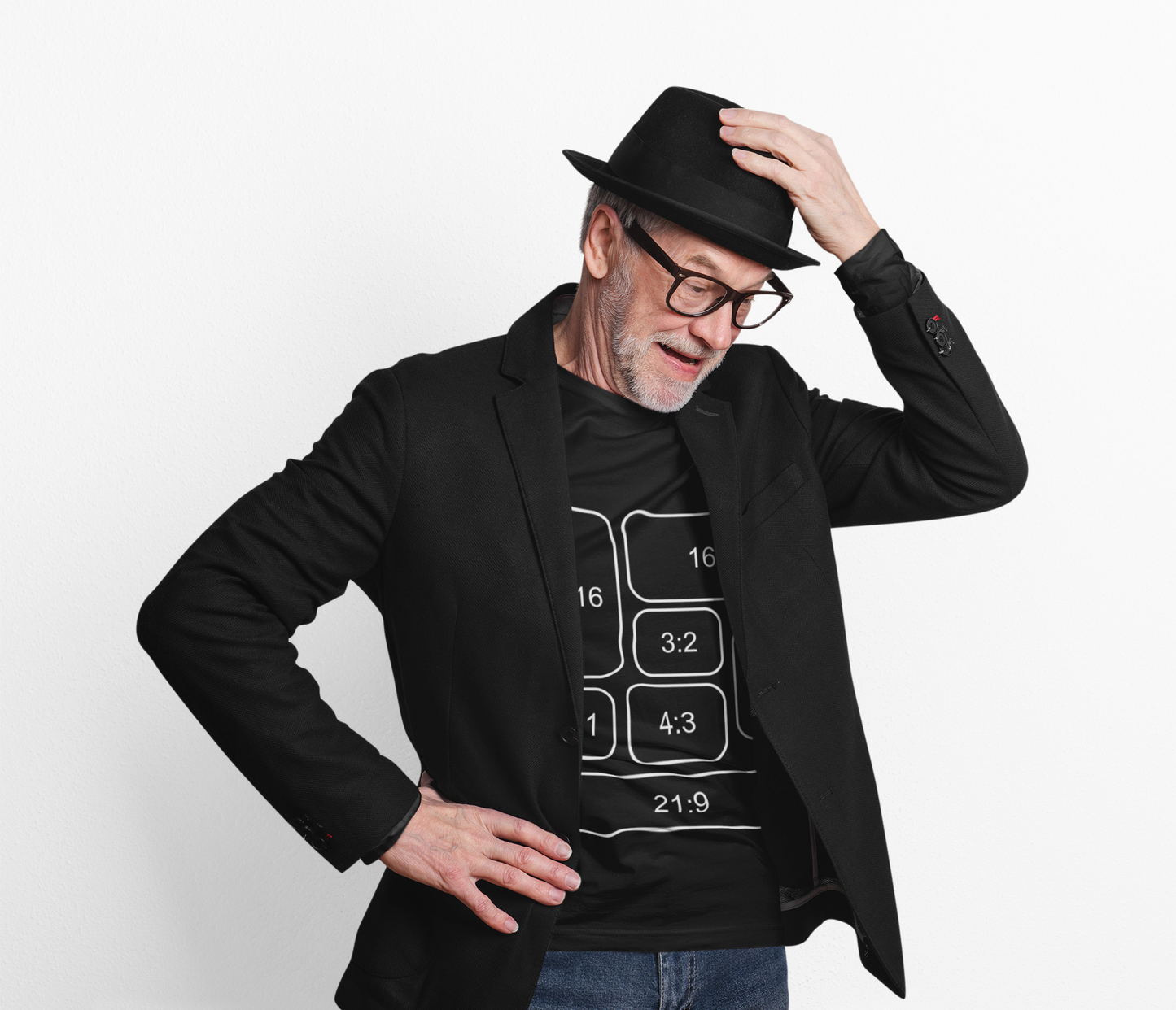 Video Aspect Ratio Long Sleeve Shirt for Filmmakers, Photographers, and Content Creators