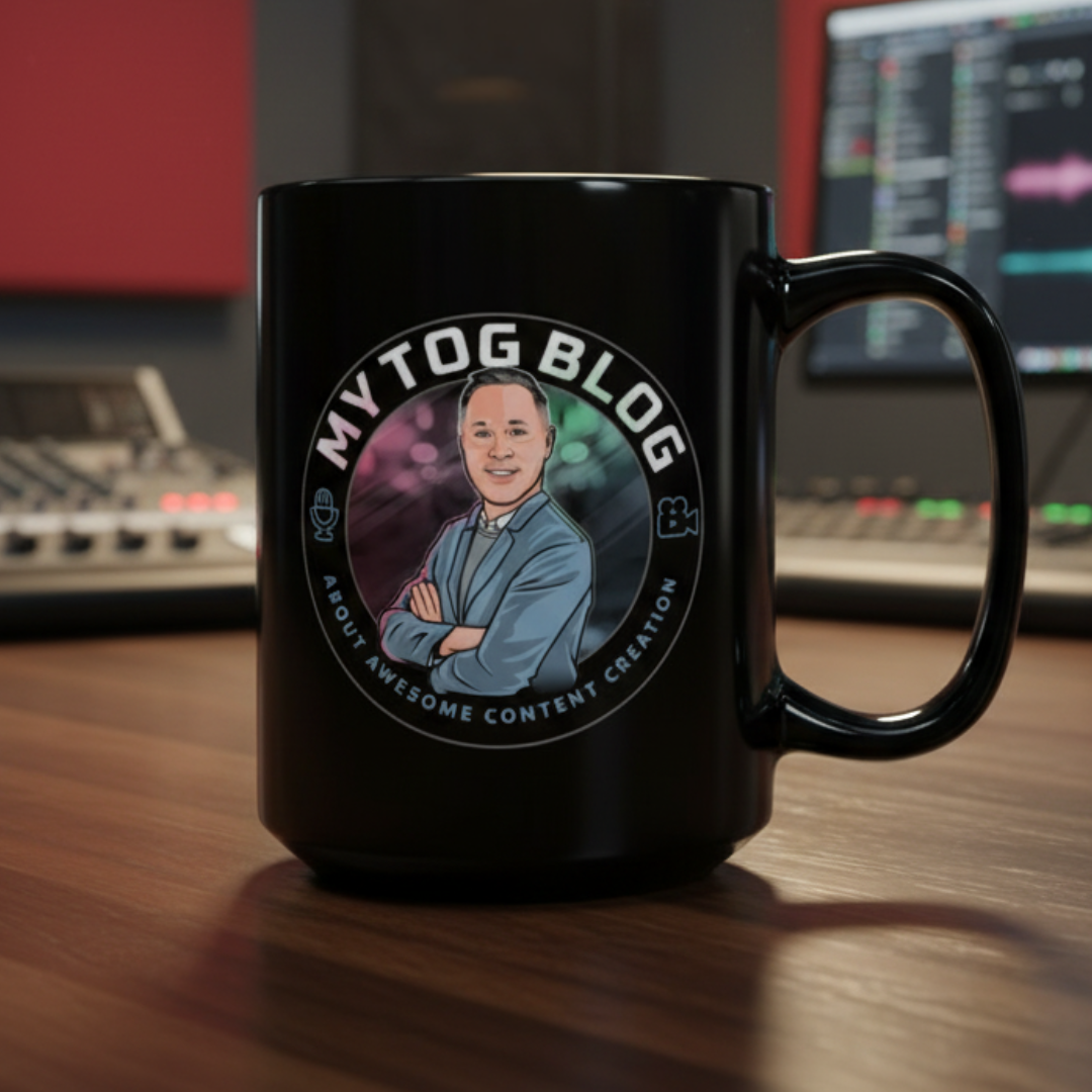 My Tog Blog Podcast Mug — 15oz Black Coffee Mug