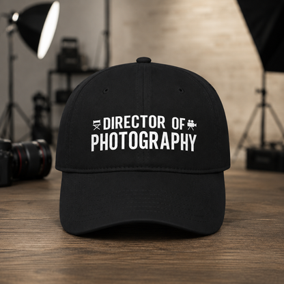 Director of Photography Cap – Cinematographer, Filmmaker & Video Creator Hat