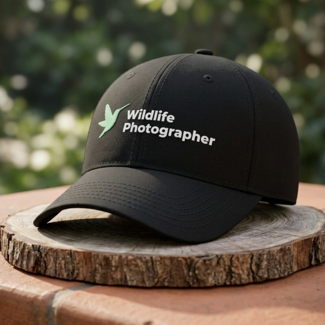 Wildlife Photographer Hat – Low-Profile Cotton Baseball Cap