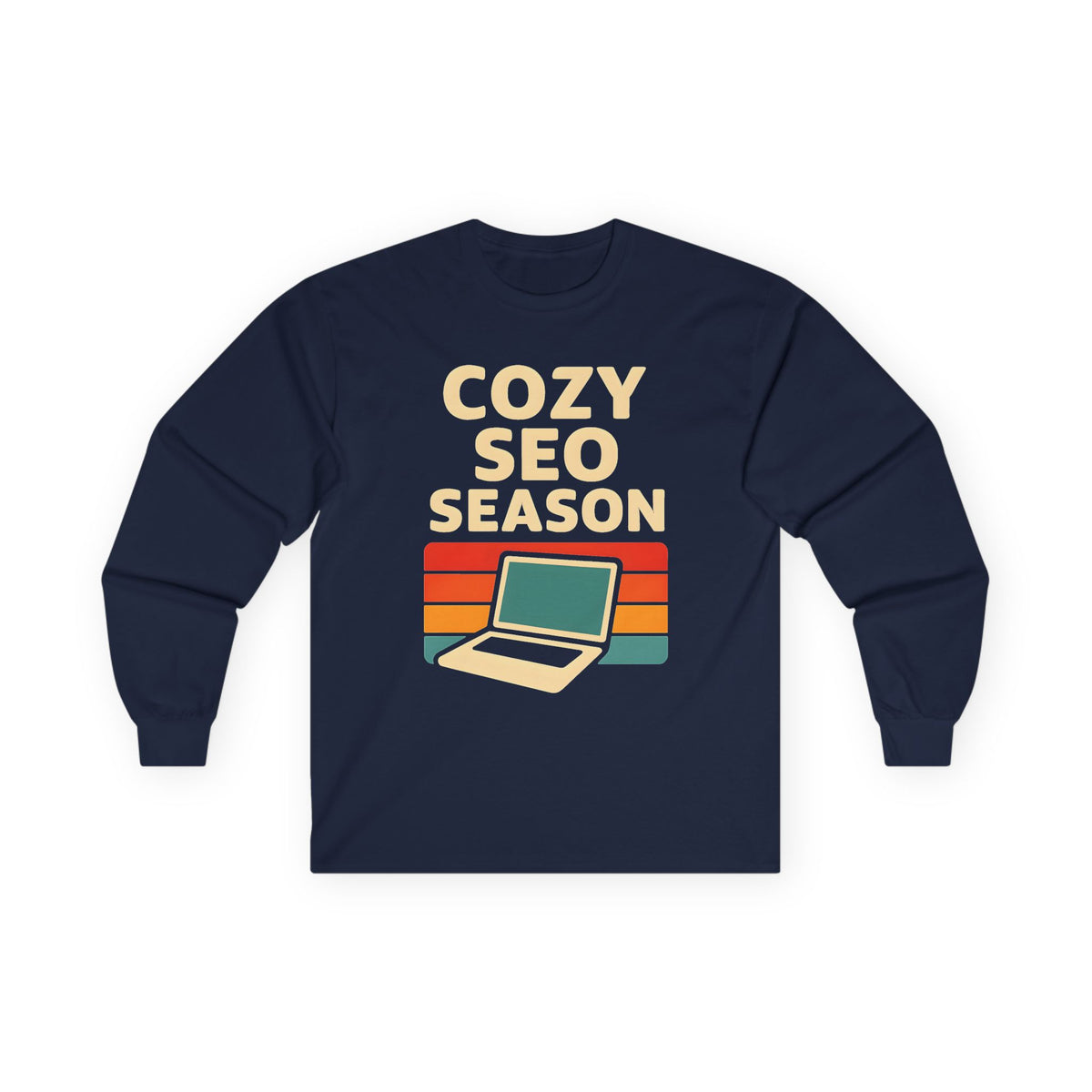 Cozy SEO Season Long Sleeve Shirt – Funny SEO & Content Creator Tee