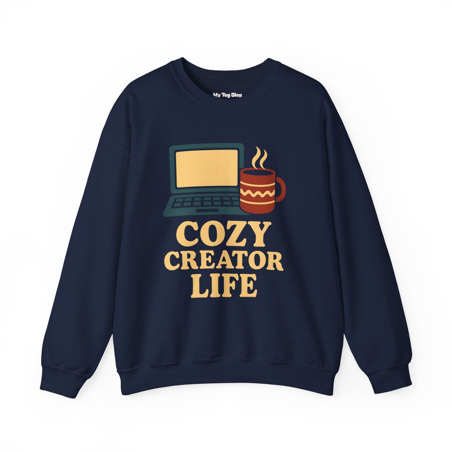 Cozy Creator Life — Crewneck Sweatshirt