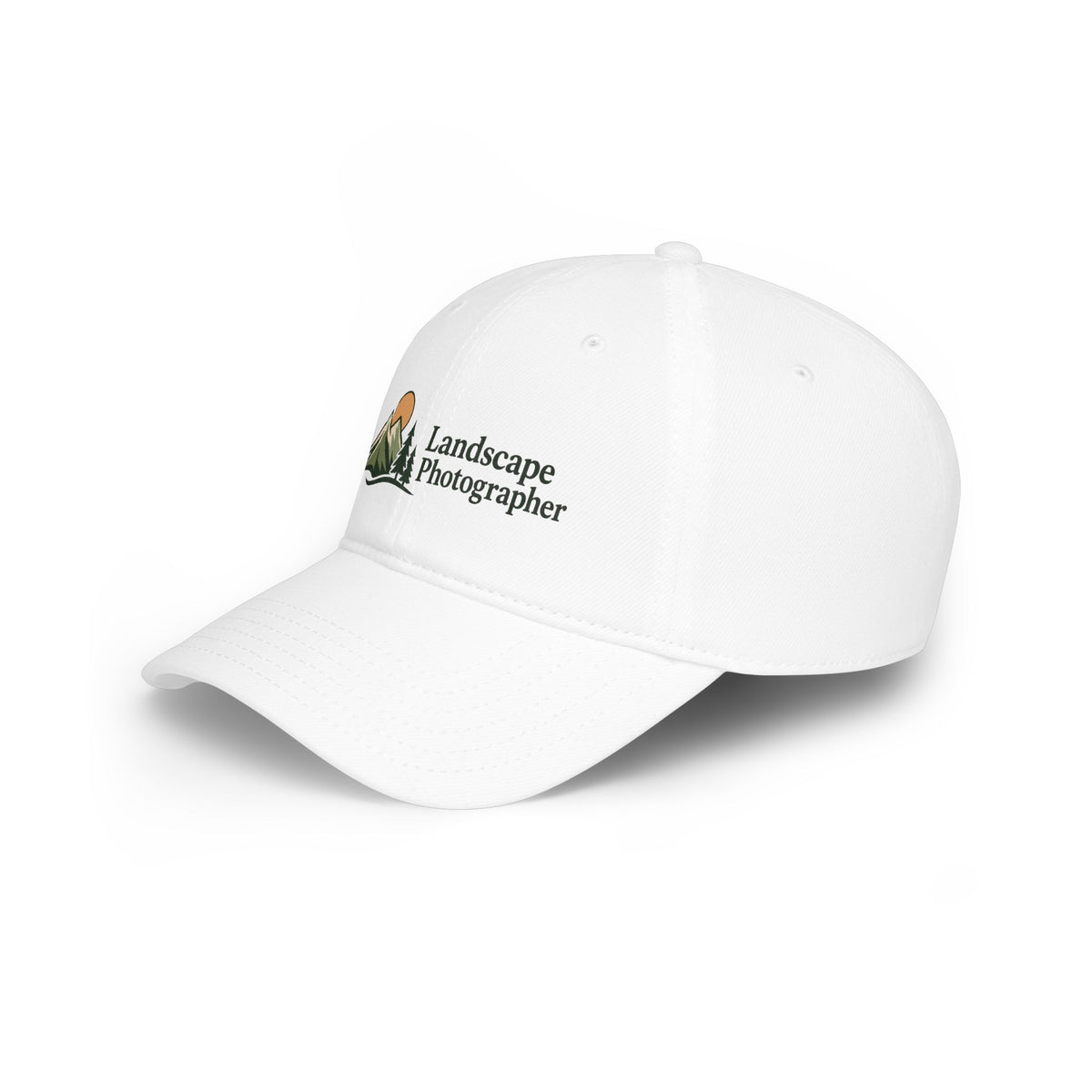 Landscape Photographer Baseball Cap – Low Profile Cotton Twill Hat for Photographers & Outdoor Creators