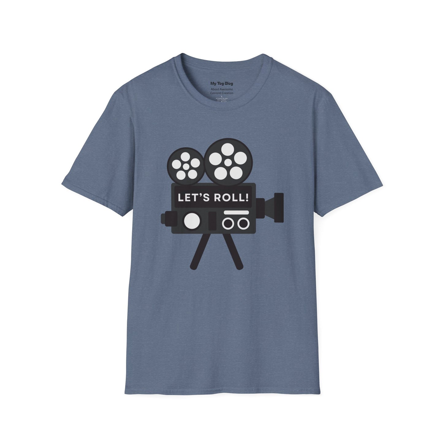 Let's Roll Vintage Film Camera T-Shirt