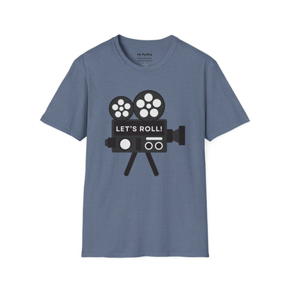 Let's Roll Vintage Film Camera T-Shirt