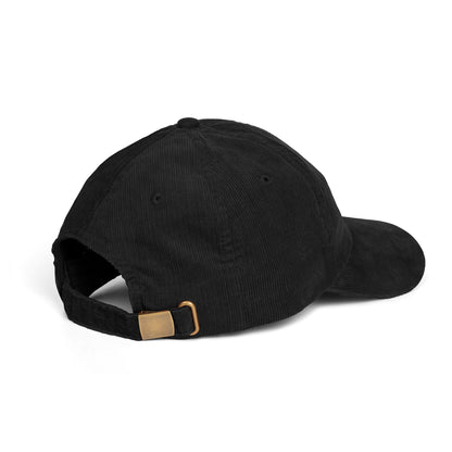 Landscape Photography Corduroy Cap — Vintage Embroidered Outdoor Hat