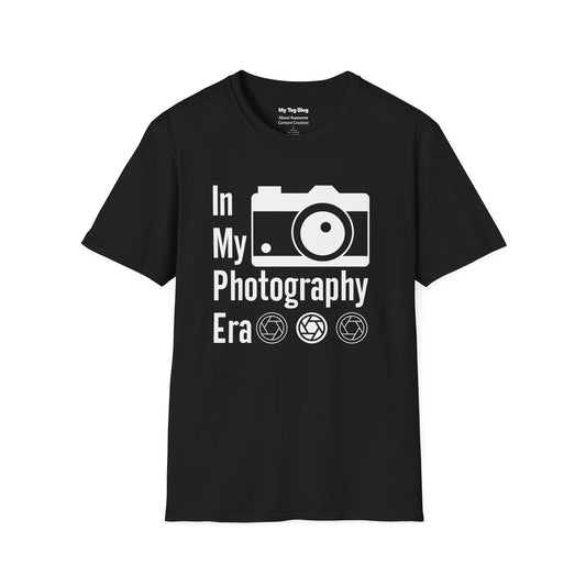 Photography Lover's T-Shirt - In My Photography Era Tee, Gift for Photographers, Photography Apparel, Unisex Graphic Tee