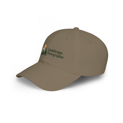 Landscape Photographer Baseball Cap – Low Profile Cotton Twill Hat for Photographers & Outdoor Creators
