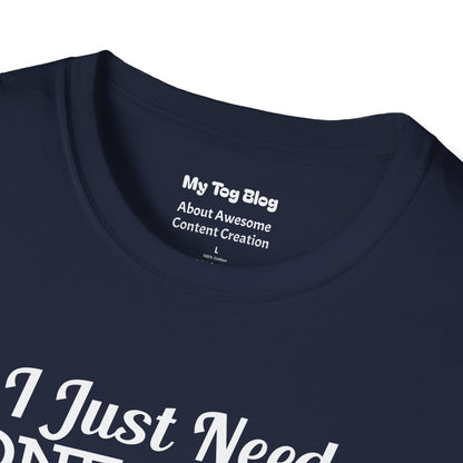 Photographer T-Shirt - Funny 'I Just Need One More Piece of Gear' Design