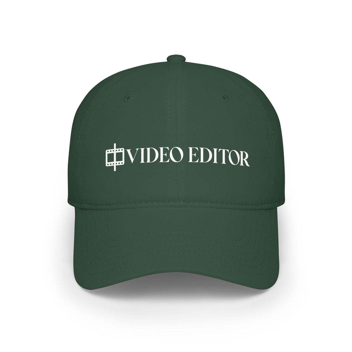 Video Editor Baseball Cap – Low-Profile Hat for Filmmakers & Content Creators